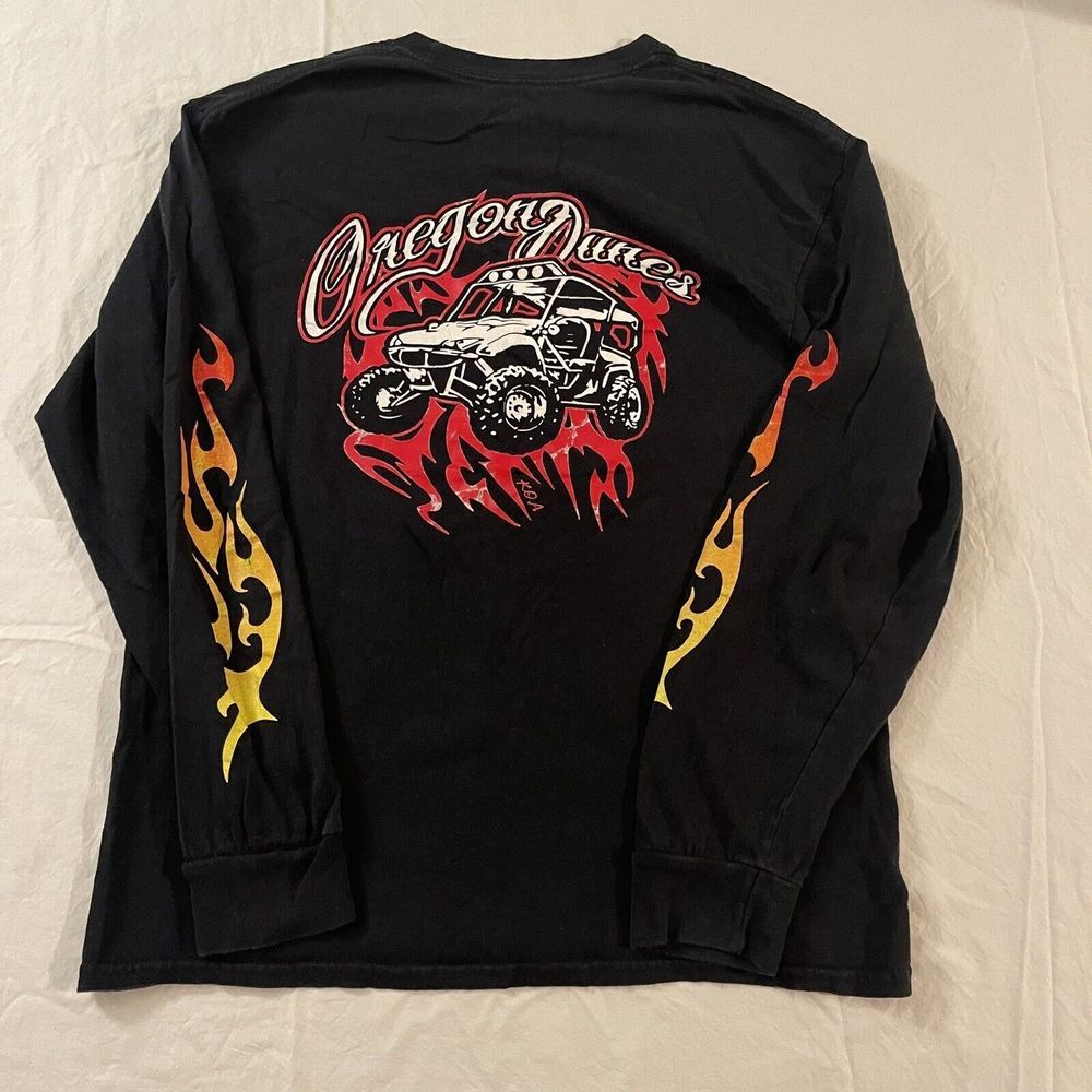 Oregon Sand Dunes Long Sleeve T‎ Shirt Size Large Men's